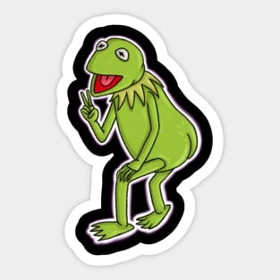 Kermit booty Sticker